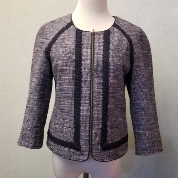 NWOT J.Crew tweed blazer women's size 6 (G30) - Picture 5 of 7
